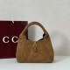 Replica Borsa a mano media Gucci Softbit in pelle scamosciata 837467 Marrone Imitazioni Replica Borsa a mano media Gucci Softbit in pelle scamosciata 837467 Marrone