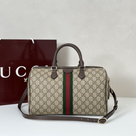 Replica Borse bauletto grande Gucci Ophidia Marrone 836824 Imitazioni Replica Borse bauletto grande Gucci Ophidia Marrone 836824