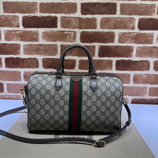 Replica Borsa a mano media Gucci Ophidia GG 772065 Marrone Imitazioni Replica Borsa a mano media Gucci Ophidia GG 772065 Marrone