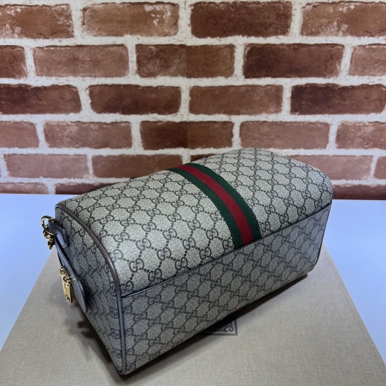 Replica Borsa a mano media Gucci Ophidia GG 772065 Marrone Imitazioni Replica Borsa a mano media Gucci Ophidia GG 772065 Marrone