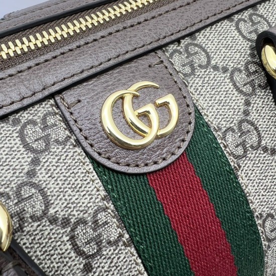 Replica Borsa a mano media Gucci Ophidia GG 772065 Marrone Imitazioni Replica Borsa a mano media Gucci Ophidia GG 772065 Marrone