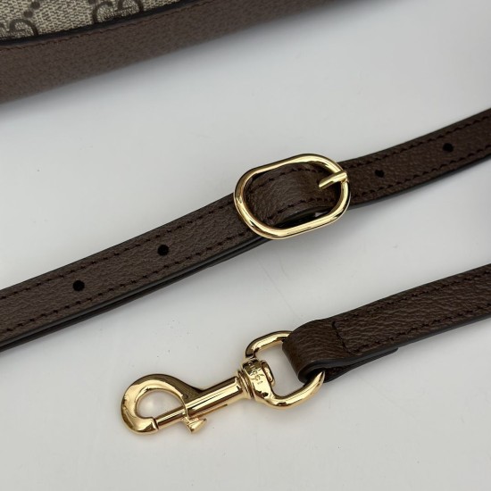 Replica Borsa tote piccola Gucci Ophidia 811716 caffè