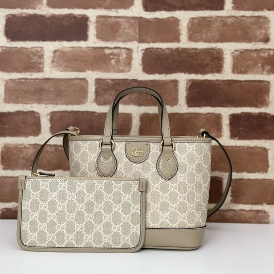 Replica Borsa tote piccola Gucci Ophidia 811716 marrone Imitazioni Replica Borsa tote piccola Gucci Ophidia 811716 marrone