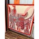 Replica Fazzoletto Hermès in cashmere e seta Ondsdemarch 140 rosso Imitazioni Replica Fazzoletto Hermès in cashmere e seta Ondsdemarch 140 rosso