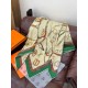 Replica Alta gamma Sciarpa reversibile in cashmere Hermès con motivo a cavallo che salta 140 Verde Imitazioni Replica Alta gamma Sciarpa reversibile in cashmere Hermès con motivo a cavallo che salta 140 Verde