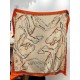 Replica Borsa Sciarpa reversibile in cashmere Hermès con motivo a cavallo che salta 140 Organge Imitazioni Replica Borsa Sciarpa reversibile in cashmere Hermès con motivo a cavallo che salta 140 Organge