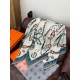 Replica Sciarpa reversibile Hermès in cashmere con motivo a cavallo che salta 140 Imitazioni Replica Sciarpa reversibile Hermès in cashmere con motivo a cavallo che salta 140