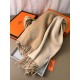 Replica Scialle reversibile classico in cashmere bicolore Hermès 70 x 200 Marrone Imitazioni Replica Scialle reversibile classico in cashmere bicolore Hermès 70 x 200 Marrone