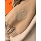 Replica Scialle reversibile classico in cashmere bicolore Hermès 70 x 200 Marrone Imitazioni Replica Scialle reversibile classico in cashmere bicolore Hermès 70 x 200 Marrone