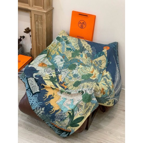 Replica Pari Scialle Hermès Premium in seta e cashmere tono su tono double face 140 04 Imitazioni Replica Pari Scialle Hermès Premium in seta e cashmere tono su tono double face 140 04
