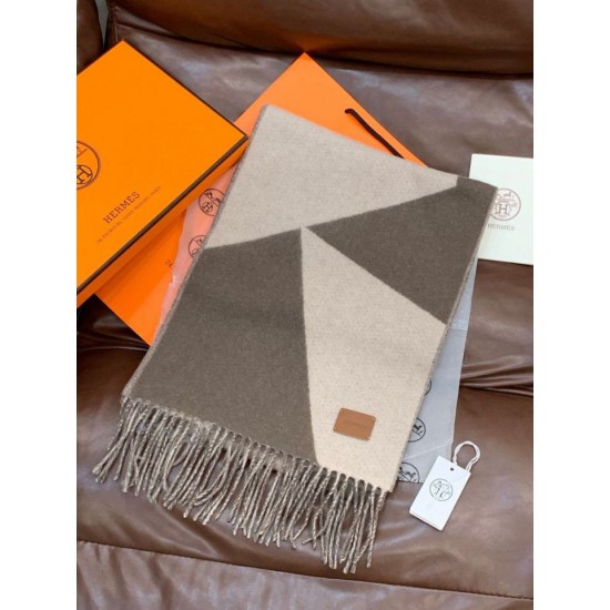Replica Sciarpa Hermès in cashmere sfumato multicolore da coppia 32 x 190 Grigio Imitazioni Replica Sciarpa Hermès in cashmere sfumato multicolore da coppia 32 x 190 Grigio