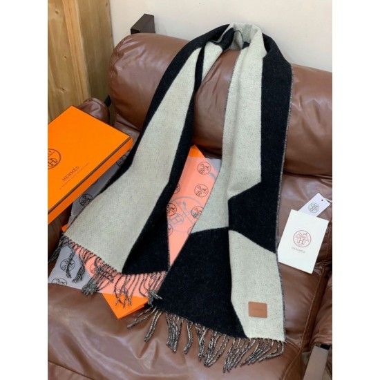 Replica Alta gamma Sciarpa Hermès in cashmere sfumato multicolore da coppia 32 x 190 Nero Imitazioni Replica Alta gamma Sciarpa Hermès in cashmere sfumato multicolore da coppia 32 x 190 Nero