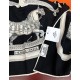 Replica Fazzoletto reversibile in seta e cashmere Hermès 135 Nero Imitazioni Replica Fazzoletto reversibile in seta e cashmere Hermès 135 Nero