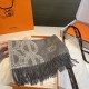 Replica Sciarpa classica reversibile in lana d'agnello Hermès 35 x 200 Grigio Imitazioni Replica Sciarpa classica reversibile in lana d'agnello Hermès 35 x 200 Grigio