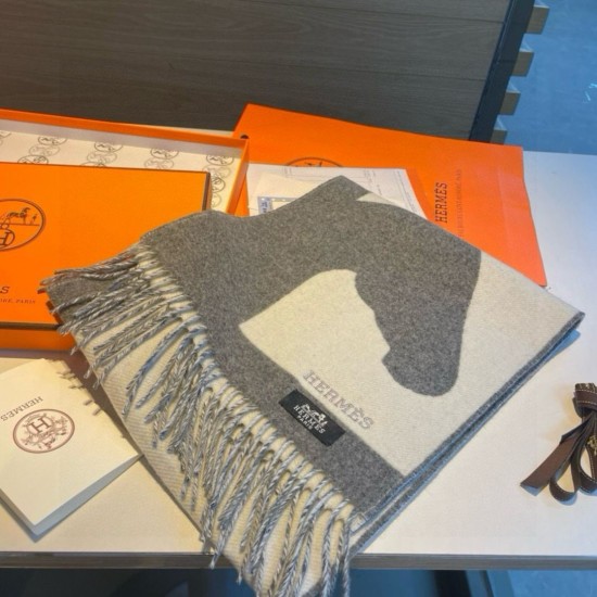 Replica Pari Sciarpa Hermès Horse in cashmere 30 x 140 cm Grigio Imitazioni Replica Pari Sciarpa Hermès Horse in cashmere 30 x 140 cm Grigio