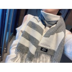 Pari Sciarpa Hermès Horse in cashmere 30 x 140 cm Grigio
