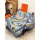 Replica Alta gamma Foulard quadrato in velluto intrecciato a mano Hermès, 140 blu Imitazioni Replica Alta gamma Foulard quadrato in velluto intrecciato a mano Hermès, 140 blu