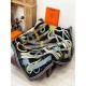 Replica Foulard quadrato in velluto intrecciato a mano Hermès, 140 nero