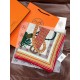 Replica Foulard quadrato in velluto intrecciato a mano Hermès, 140 arancione Imitazioni Replica Foulard quadrato in velluto intrecciato a mano Hermès, 140 arancione