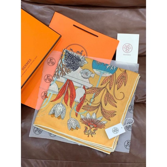 Replica Pari Hermès Rare Treasures Fazzoletto in cashmere reversibile 140 03 Imitazioni Replica Pari Hermès Rare Treasures Fazzoletto in cashmere reversibile 140 03