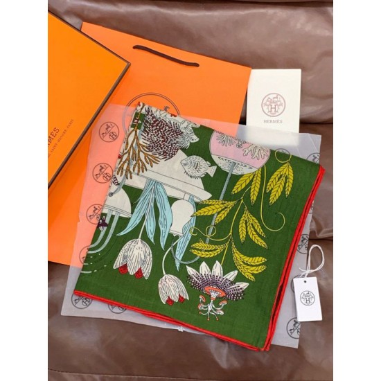 Replica Hermès Rare Treasures Fazzoletto in cashmere reversibile 140 04 Imitazioni Replica Hermès Rare Treasures Fazzoletto in cashmere reversibile 140 04