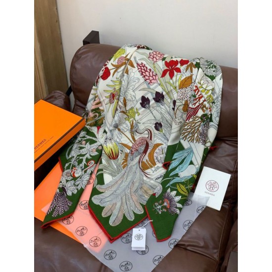 Replica Hermès Rare Treasures Fazzoletto in cashmere reversibile 140 04 Imitazioni Replica Hermès Rare Treasures Fazzoletto in cashmere reversibile 140 04