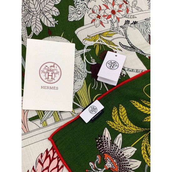 Replica Hermès Rare Treasures Fazzoletto in cashmere reversibile 140 04 Imitazioni Replica Hermès Rare Treasures Fazzoletto in cashmere reversibile 140 04