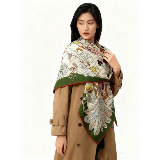 Replica Hermès Rare Treasures Fazzoletto in cashmere reversibile 140 04 Imitazioni Replica Hermès Rare Treasures Fazzoletto in cashmere reversibile 140 04