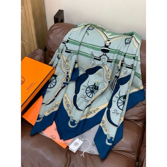 Replica Hermès Rare Treasures Fazzoletto in cashmere reversibile 140 Blu Imitazioni Replica Hermès Rare Treasures Fazzoletto in cashmere reversibile 140 Blu