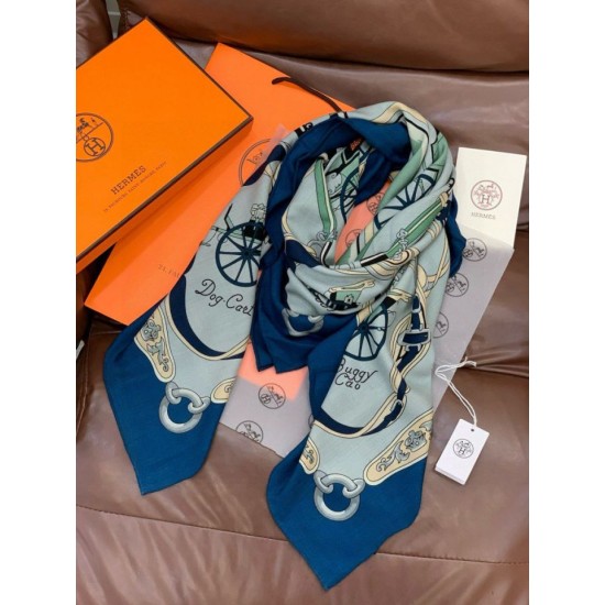 Replica Hermès Rare Treasures Fazzoletto in cashmere reversibile 140 Blu Imitazioni Replica Hermès Rare Treasures Fazzoletto in cashmere reversibile 140 Blu