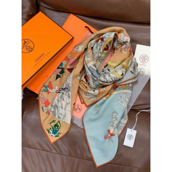 Replica Hermès Equestrian Academy Velluto reversibile Scialle 140 01 Imitazioni Replica Hermès Equestrian Academy Velluto reversibile Scialle 140 01