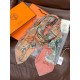 Replica Alta gamma Hermès Equestrian Academy Scialle in velluto reversibile 140 Rosa