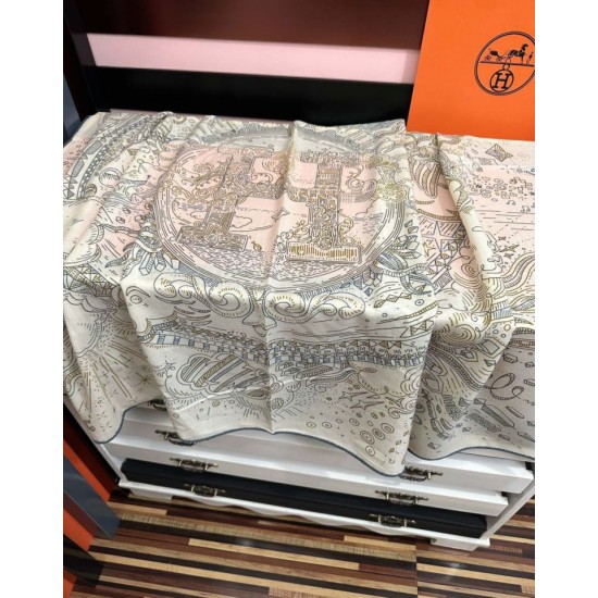Replica Sciarpa in seta Hermès Starry Night Chorus e fazzoletto quadrato in cashmere 140 02 Imitazioni Replica Sciarpa in seta Hermès Starry Night Chorus e fazzoletto quadrato in cashmere 140 02