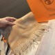 Replica Sciarpa classica in lana d'agnello Hermès 30 x 200 03