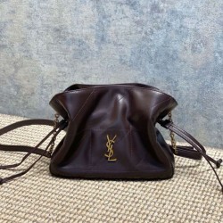 Replica Borsa a tracolla YSL Saint Laurent Jamie Caffè