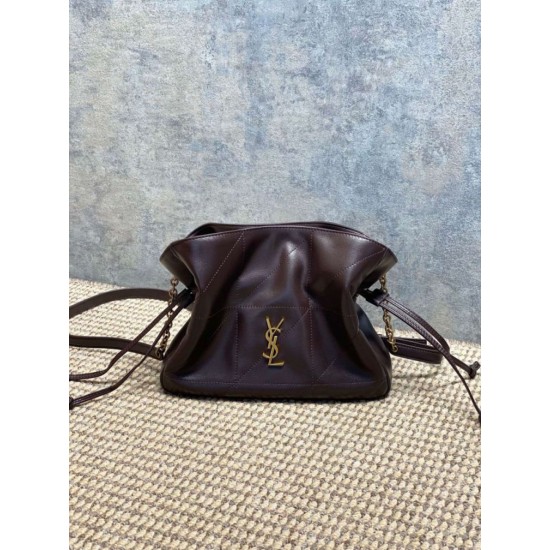 Replica Borsa a tracolla YSL Saint Laurent Jamie Caffè Imitazioni Replica Borsa a tracolla YSL Saint Laurent Jamie Caffè