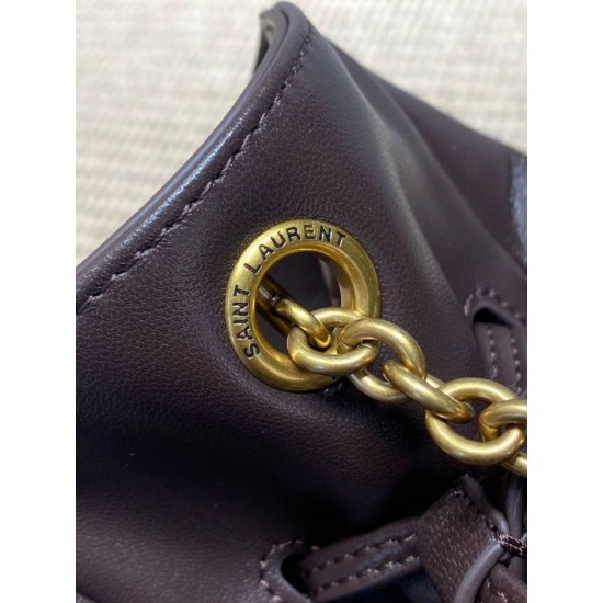 Replica Borsa a tracolla YSL Saint Laurent Jamie Caffè Imitazioni Replica Borsa a tracolla YSL Saint Laurent Jamie Caffè