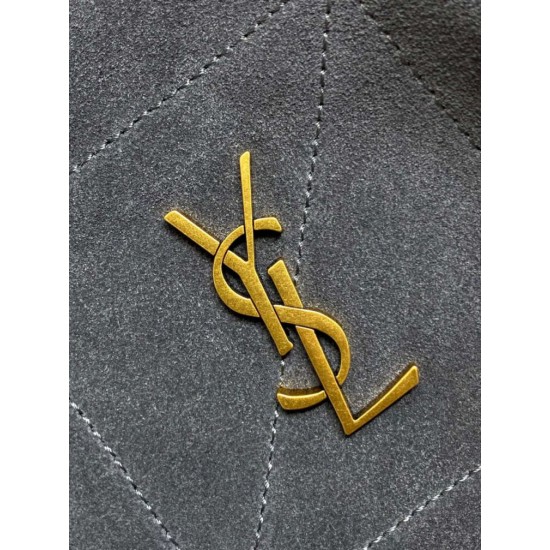 Replica Borsa a tracolla YSL Saint Laurent Jamie pelle scamosciata Grigio Imitazioni Replica Borsa a tracolla YSL Saint Laurent Jamie pelle scamosciata Grigio