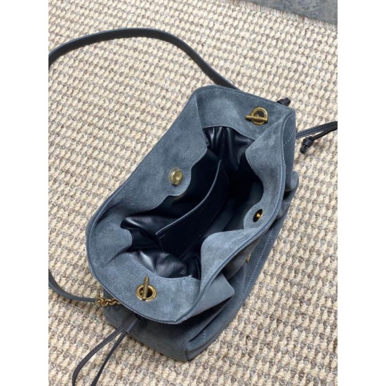 Replica Borsa a tracolla YSL Saint Laurent Jamie pelle scamosciata Grigio Imitazioni Replica Borsa a tracolla YSL Saint Laurent Jamie pelle scamosciata Grigio