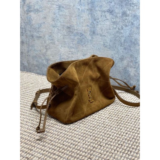Replica Borsa a tracolla YSL Saint Laurent Jamie pelle scamosciata Caramello Imitazioni Replica Borsa a tracolla YSL Saint Laurent Jamie pelle scamosciata Caramello