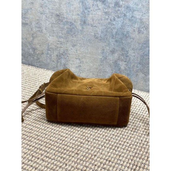 Replica Borsa a tracolla YSL Saint Laurent Jamie pelle scamosciata Caramello Imitazioni Replica Borsa a tracolla YSL Saint Laurent Jamie pelle scamosciata Caramello