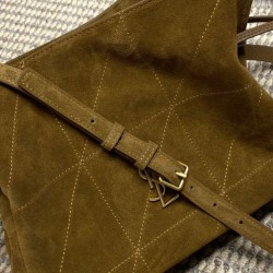Replica Borsa a tracolla YSL Saint Laurent Jamie pelle scamosciata Caramello Imitazioni Replica Borsa a tracolla YSL Saint Laurent Jamie pelle scamosciata Caramello