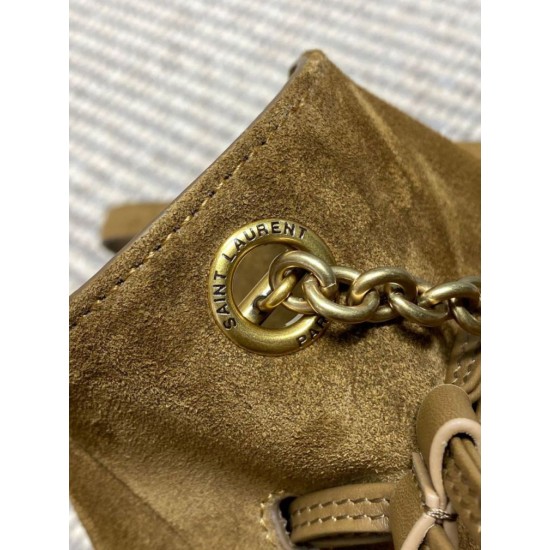 Replica Borsa a tracolla YSL Saint Laurent Jamie pelle scamosciata Caramello Imitazioni Replica Borsa a tracolla YSL Saint Laurent Jamie pelle scamosciata Caramello