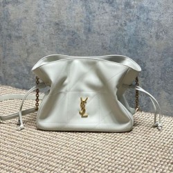 Replica Borsa a tracolla YSL Saint Laurent Jamie Bianco