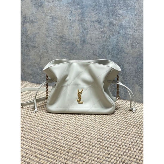 Replica Borsa a tracolla YSL Saint Laurent Jamie Bianco Imitazioni Replica Borsa a tracolla YSL Saint Laurent Jamie Bianco