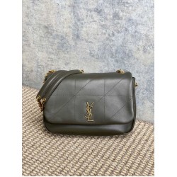 Borse a tracolla YSL Saint Laurent Small Jamie 4.3 Verde muschio