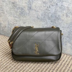 Replica borse griffate a tracolla YSL Saint Laurent Small Jamie 4.3 Verde muschio