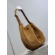 Replica Borsa a mano piccola Hobo PARIS VII YSL Saint Laurent pelle scamosciata giallo