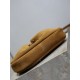Replica Borsa a mano piccola Hobo PARIS VII YSL Saint Laurent pelle scamosciata giallo