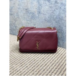Borse a tracolla media YSL Saint Laurent Jamie 4.3 Borgogna